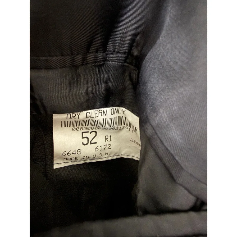 Brooks Brothers Brooksease Black Wool Tuxedo Jacket Peak Lapel 52 R1 USA Made